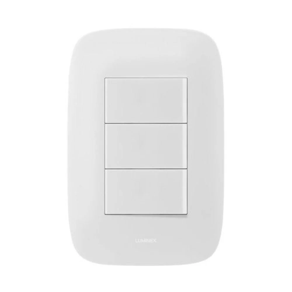 Interruptor Triple Blanco
